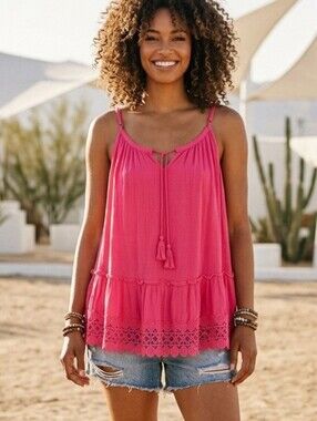 LOVE & Legend Boho Gypsy Tunic Sz 18 @K